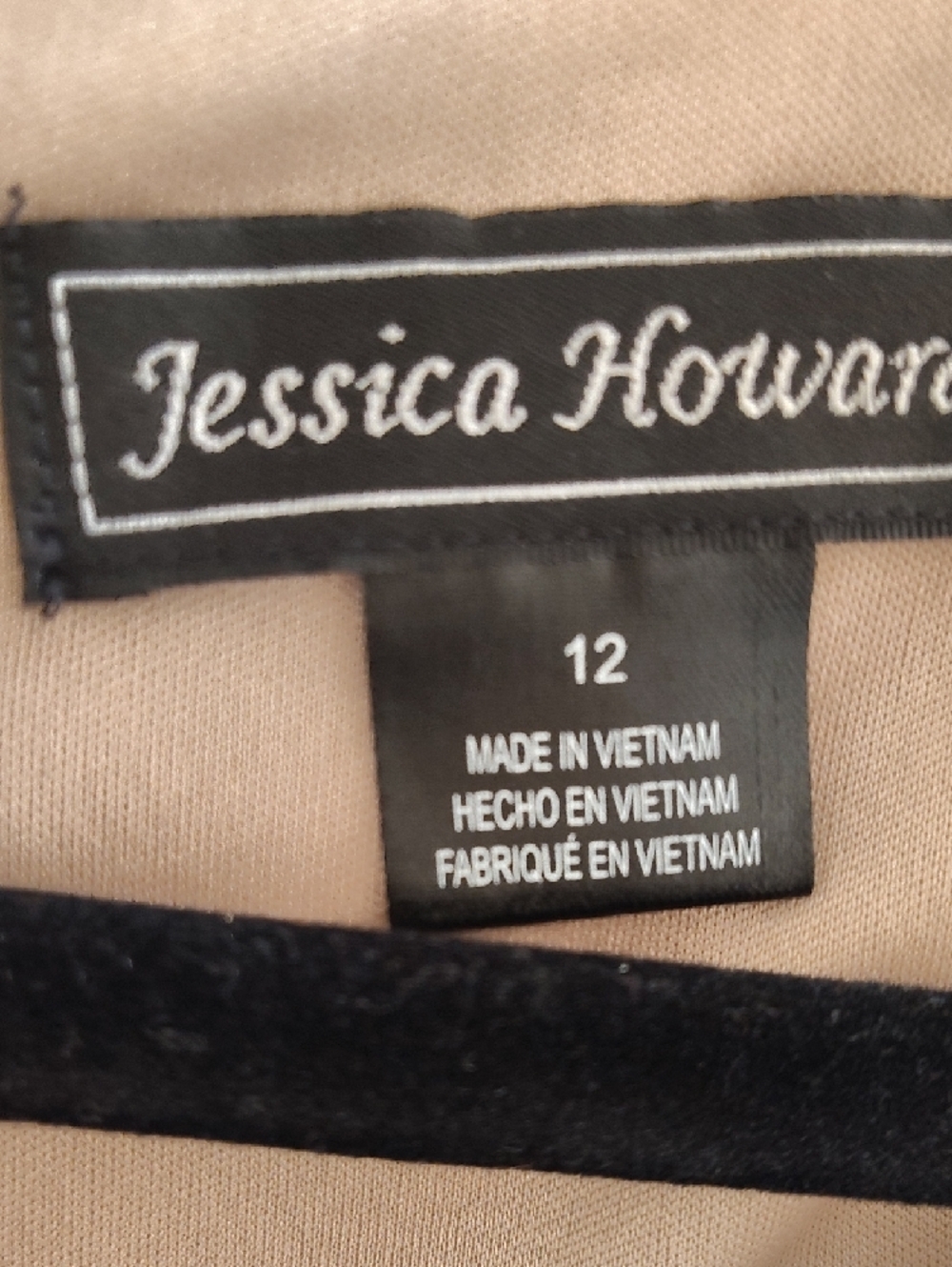 Jessica Howard Cream Lace Long Sleeve Dress - Picture 2 of 6